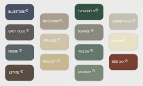 surf city fencing colour chart