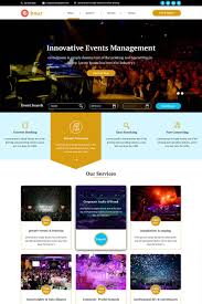 E Hour Event Management Psd Template 84114 In 2020 Event Planning Website Event Management Event Planning Organization