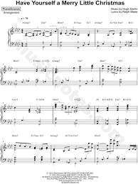 Pianogroove Have Yourself A Merry Little Christmas Sheet Music Piano Solo In Ab Major Download Print Christmas Sheet Music Sheet Music Digital Sheet Music