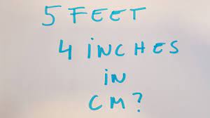 5 feet 4 inches in cm? - YouTube