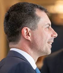 Secretary of Transportation Pete Buttigieg checks out Manitowoc port