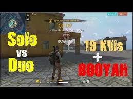 Freefire Battleground Solo Vs Duo 19 Kills Booyah