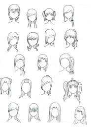 If you are looking for a very stylized result with your anime hair, this tutorial is worth. How To Draw Anime Hair Girl Easy Drawing For Kids