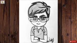 Hundreds of drawings illustrate both the underlying structure and the exterior of the face, torso, arms, legs, hands, and feet in a wide range of poses, complete with proper scientific terminology. Simple Drawing How To Draw A Boy With Glasses Boy Facebook