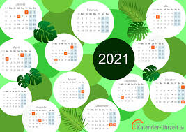 Jetzt dreimonatskalender 2021 bestellen und weitere tolle kalender entdecken auf weltbild.de. Kalender 2021 Zum Ausdrucken Kostenlos