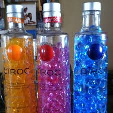 Pin By Tanya Johnson Blackwell On Cool Home Ideas Decorated Liquor Bottles Liquor Bottles Ciroc Bottle