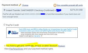We did not find results for: How Do I Transfer Money From Ebay Gift Card To Bank Account