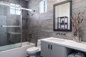 A good rule of thumb is to utilize the wall space for your cabinet and an integrated bathroom sink. Small Bathroom Remodeling Ideas Sea Pointe Construction