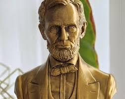 Abraham Lincoln Wedgwood Black Basalt Bust