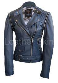 Leather Skin Women Gray Grey Brando Genuine Leather Jacket Leather Jackets Women Grey Leather Jacket Fashion