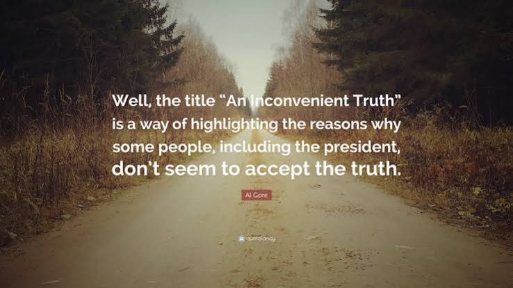 Al Gore Quote: “Well, the title “An Inconvenient Truth” is a way of  highlighting the reasons why some people, including the president,...”