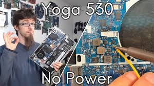 About a month back battery power was charger was connected, the charging light went off. Lfc 204 Lenovo Yoga 530 No Power No Charge Light Youtube