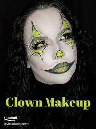 Stunning Neon Clown Makeup Transformation for Halloween