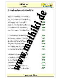 By online kaufen 5:34 pm post a comment. Zahlworter Bis 1000 Klasse 3 Mathiki De