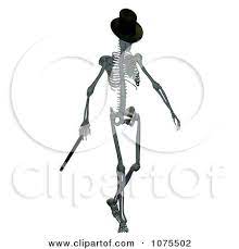 Clipart 3d Skeleton Wearing A Top Hat And Walking With A Cane Royalty Free Cgi Illustration By Ralf61 Skeleton Illustration 3d Skeleton Walking With A Cane