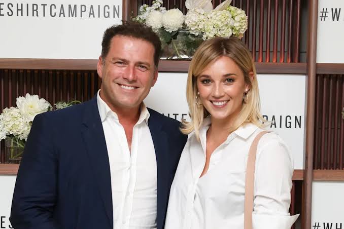Pregnant Jasmine Yarbrough and Karl Stefanovic at the Australian Open - Yahoo Lifestyle Australia