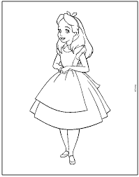 Alice in wonderland adult coloring book michele hauf. Alice In Wonderland Characters Coloring Pages Alice Wonderland Coloring Pages Dibujos De Disney Colorear Princesas Dibujos De Disney A Lapiz