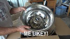 The covers are also breathable which means any moisture that enters the cover will evaporate with the sun and prevents mold, mildew and ice buildup. Rv Renovation And Remodel New Chrome Dually Wheel Covers Youtube