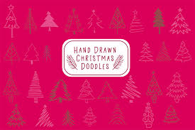Download Hand Drawn Christmas Doodles Graphic By Carrtoonz Creative Fabrica SVG Cut Files
