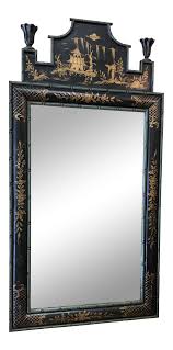 Antique Black And Gold Mirror Chinoiserie Black And Gold Mirror Made In Italy Richmond Va Mirror Mirrors For Sale Antiques