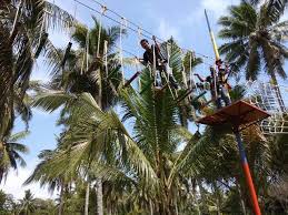 Mulai dari 1,5 meter, 30 meter, hingga 50 meter. Temukan Sisi Kekanak Kanakan Dalam Outbond Di Wahana Surya Bengkulu Sunardiakmal Com