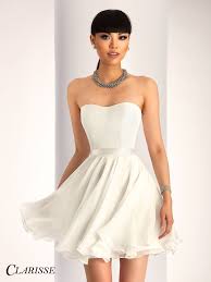 Simple Clarisse Flowy Dress With Lace Up Back Style 3215 Description Flowy Short Chiffon Dress W Flowy Prom Dresses Clarisse Dresses Prom Homecoming Dresses