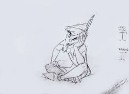 Drawing By Milt Kahl Peter Pan Disney Concept Art Disney Art Classic Disney Characters