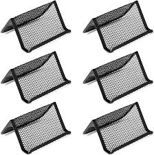 Shop the latest card desk holder deals on aliexpress. Amazon Com Jiakai 6 Pack Black Metal Mesh Business Card Holder Desk Business Card Organizer For Desk Office Name Card With 50 Name Card Capacity Office Products
