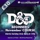 Beginnders D&D - November event image