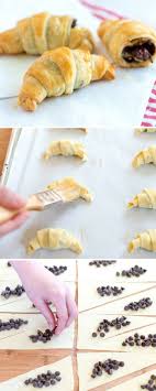Easy 30 Minute Chocolate Croissants Goruntuler Ile Yemek Tarifleri Kuru Pastalar Gida
