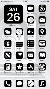 With the release of ios 14 apple made it possible to customize the app icons on your iphones home screen without worrying about duplicates. Aesthetic Black Ios 14 App Icons Pack 108 Icons 1 Color Black App Icons Aesthetic Ios Home Screen Pack Black App Iphone Wallpaper App Iphone Photo App