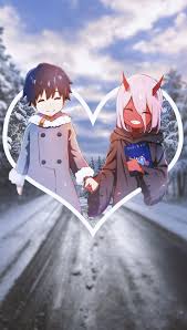 Darling in the franxx opening theme kiss of death. Anime Girls Anime Zero Two Zero Two Darling In The Franxx Winter Picture In Picture Darling In The Franxx Personagens De Anime Anime Menina Bonita Anime