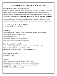 Try to search kisi kisi soal psikotes 2009 2010 here astra honda motor (ahm) atau pt yang dalam naungan astra group pasti semua menginginkannya. Walk Interview Test Psychotest Astra Group Automotive 6