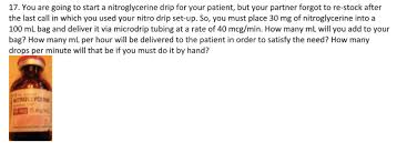 Image result for Nitroglycerin Drip