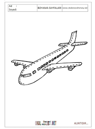 Ucak Boyama Sayfalari