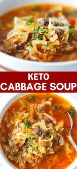 Keto Cabbage Soup Very Quick And Easy To Make Nutritious And Delicious Soup Made With Cabbage Ground Bee Keto Recipes Dinner Easy Soup Recipes Beef Recipes