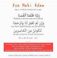 Doa Nabi Adam As Doa Kutipan Pelajaran Hidup Kata Kata Motivasi