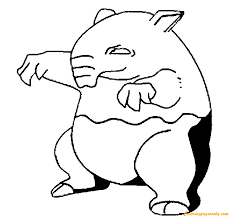 Free printable & coloring pages. Drowzee Pokemon Coloring Pages Cartoons Coloring Pages Coloring Pages For Kids And Adults