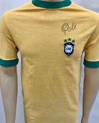 Em os eua eo canadá, utilizar o ¢ é. Pele Rara Camisa Oficial Da Selecao Brasileira De 1970