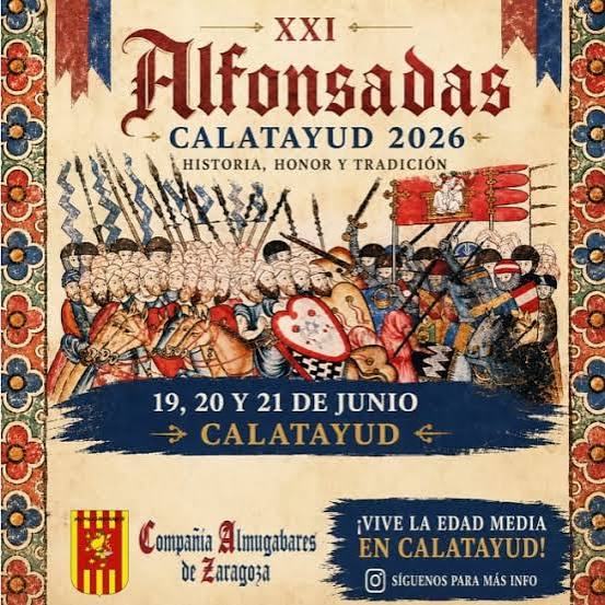 Alfonsadas Calatayud 2026: recreación histórica medieval en Zaragoza - DE MARCHA POR LA HISTORIA