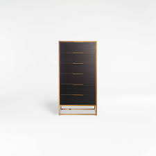 Use in the office or the bedroom. Oxford Black 6 Drawer Tall Chest Reviews Crate And Barrel Canada
