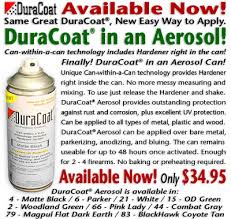 Coating Breakthrough Two Part Duracoat In One Rattle Can