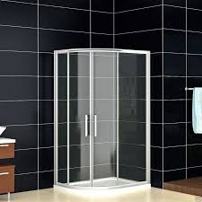 Buying an enclosure and tray together means you don't have to think about tray size, however you will need to carefully consider the sizes of the tray and shower door when planning a recess shower. Crown 900mm X 800mm Offset Quadrant Corner Shower Enclosure