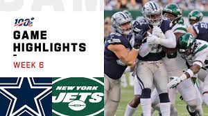 Cowboys Vs Jets Week 6 Highlights Nfl 2019 Cowboys Vs Nfl Cowboys