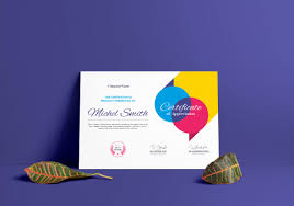 colorful certificate design template graphic templates certificate design template certificate design design template
