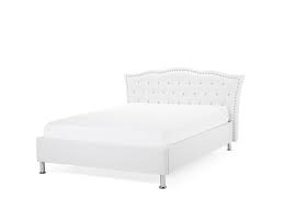 2 x gästebett feldbett matratze camping. Bett Kunstleder Weiss Lattenrost 140 X 200 Cm Metz Beliani De