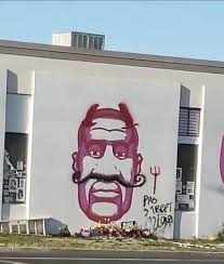 A mural of deceased fentanyl user and black lives matter icon george floyd was destroyed earlier today in toledo, ohio after it was inexplicably struck by lightning, collapsing the wall entirely and likely. George Floyd Mural In Downtown Salt Lake City Vandalized Again