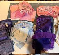 Quilt color selection for lupine and laughter