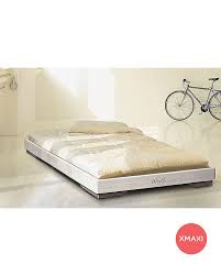 Telaio in legno massello di faggio + doghe in legno di betulla dimensioni: Woodly Letto Basso Puro Xmaxi Bianco Shabby 120 X 200 Cm Made In Italy Unisex Bambini