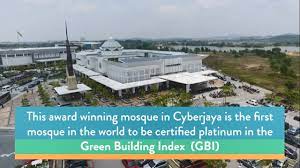 11,158.36 square metres building height: Masjid Raja Haji Fi Sabilillah The Green Mosque Youtube